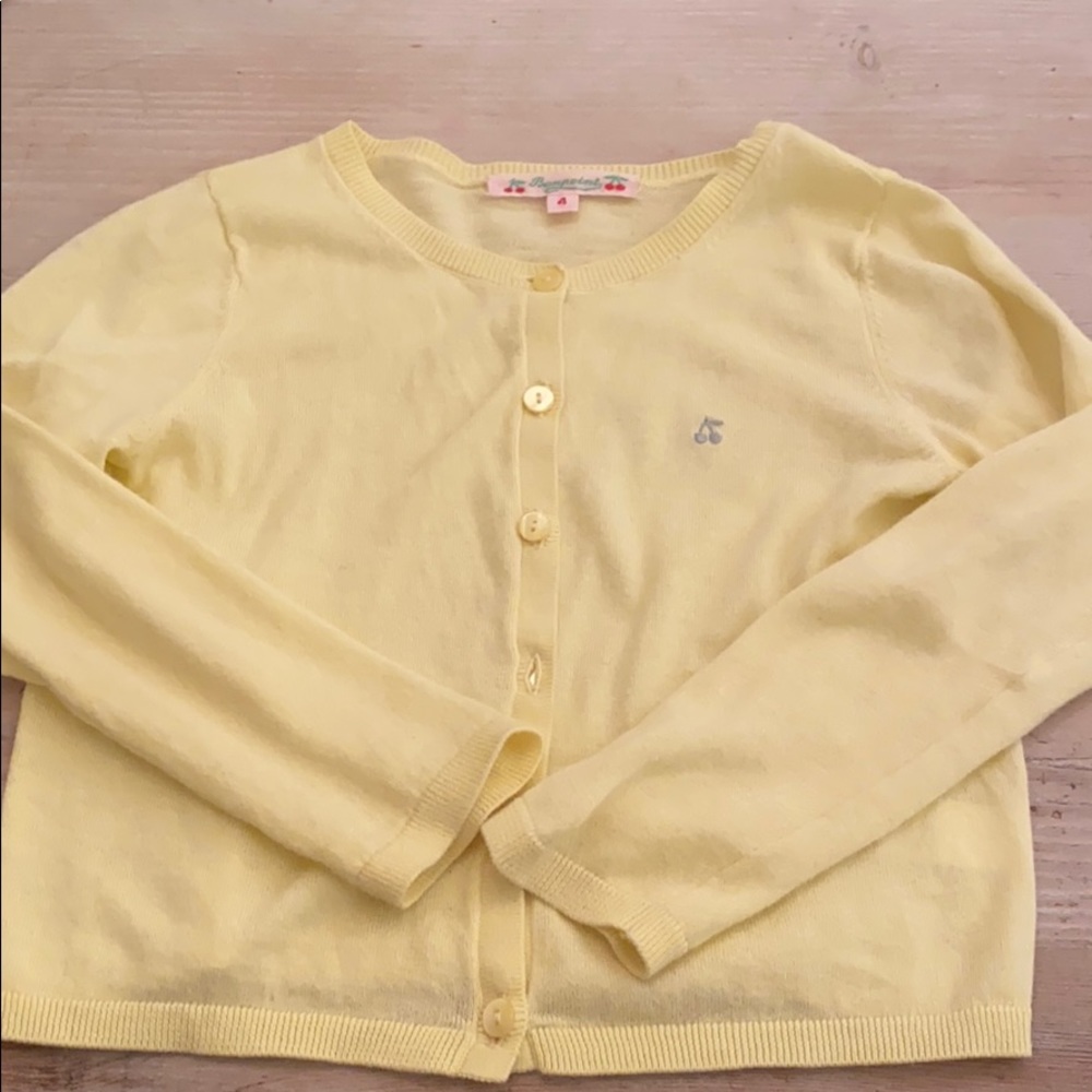 Bonpoint 100% cotton cardigan size 4